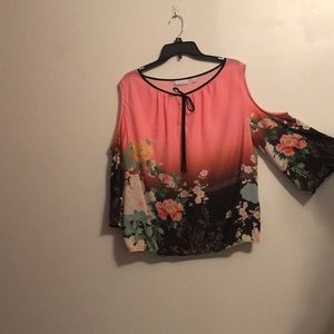 Cold-shoulder Blouse